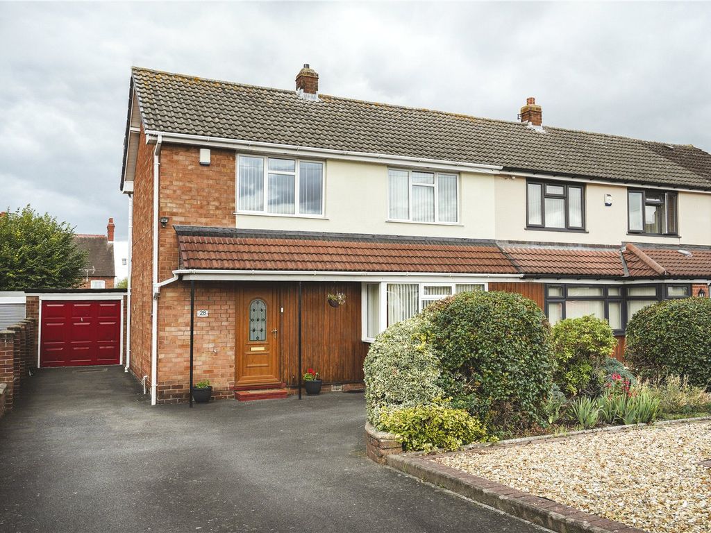 3 bed semi-detached house for sale in Springfield Road, Trench, Telford ...