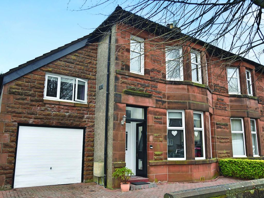 4 bed semidetached house for sale in Millbrae Crescent, Clydebank G81