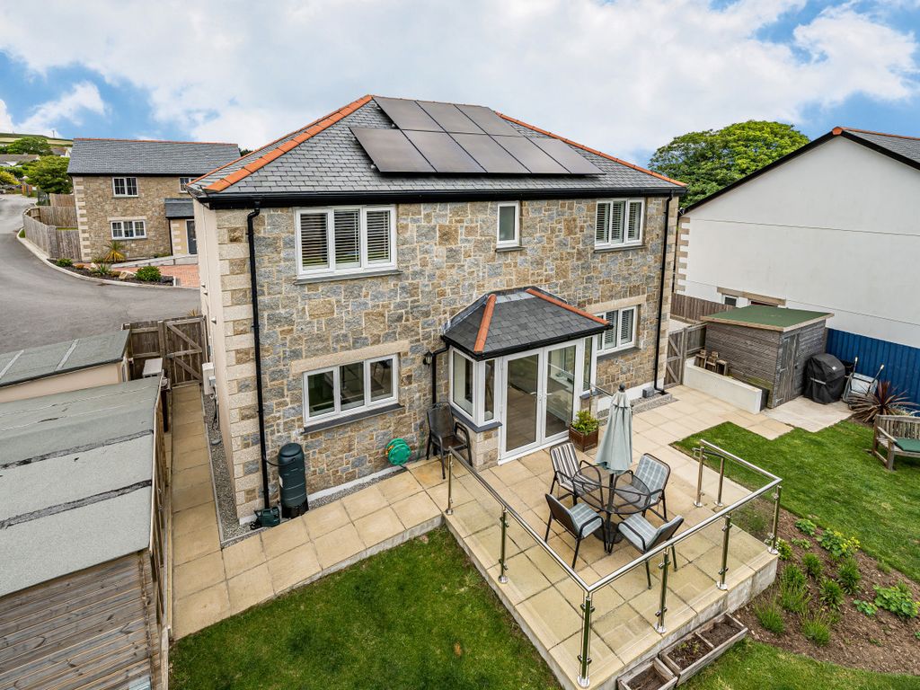 4 bed detached house for sale in Lowarth Sevi, Ashton, Helston