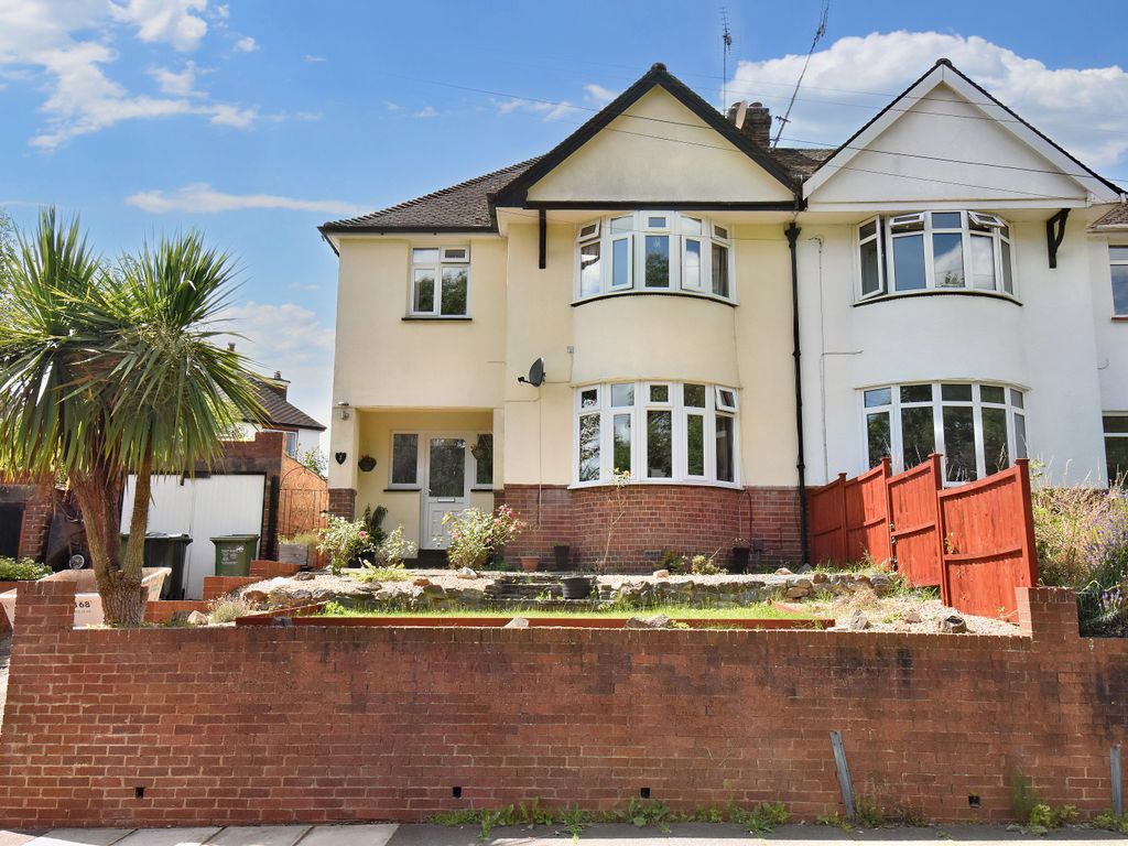 3 bed semidetached house for sale in Vaughan Road, Exeter EX1, £