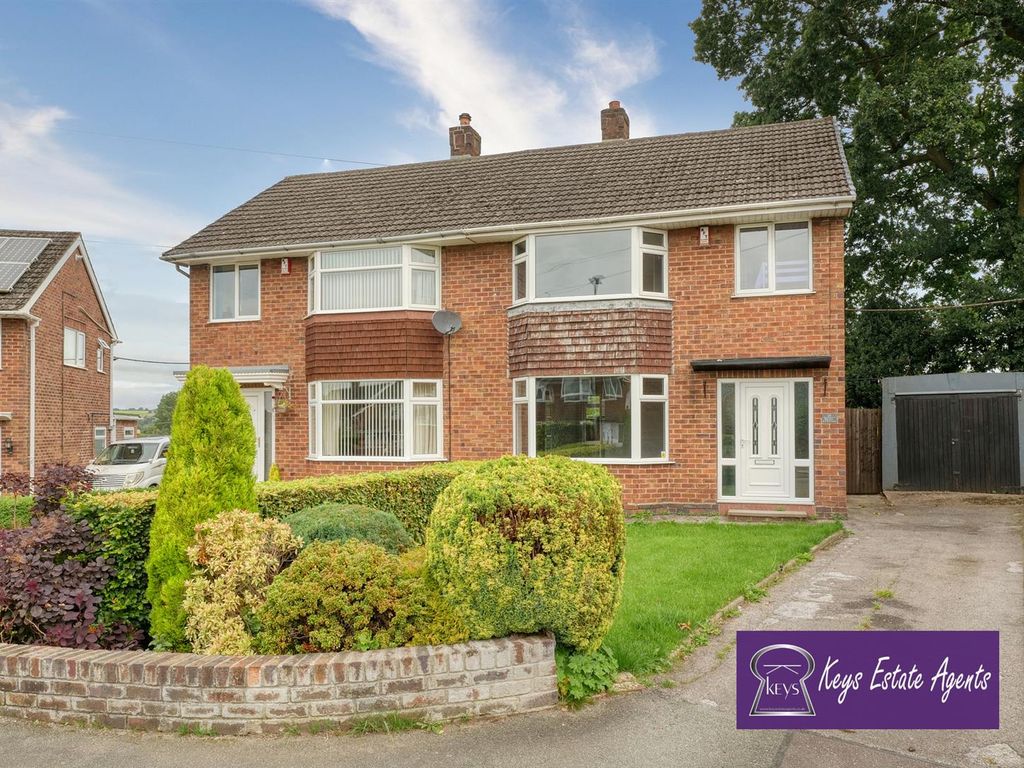 3 bed semidetached house for sale in Portland Drive, Forsbrook, Stoke