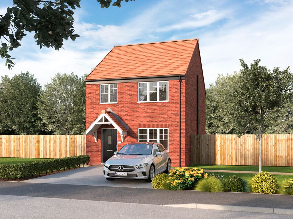 New home, 3 bed detached house for sale in "The Cadeby" at Harden Road