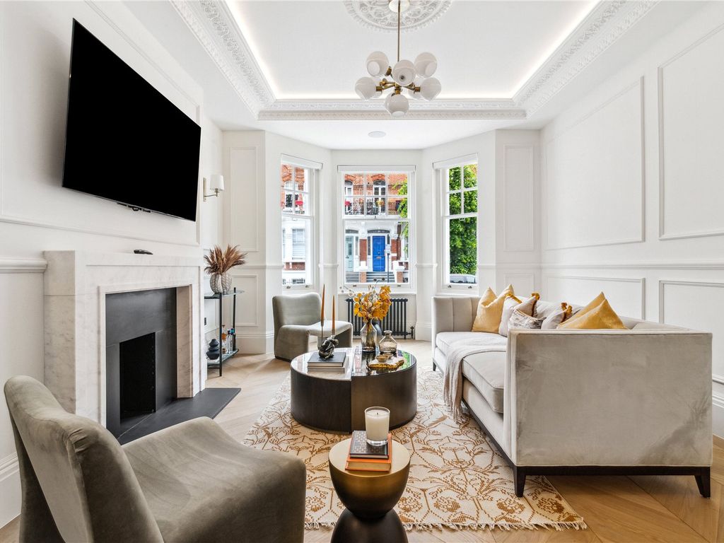 5 bed terraced house for sale in Avonmore Road, London W14, £3,350,000
