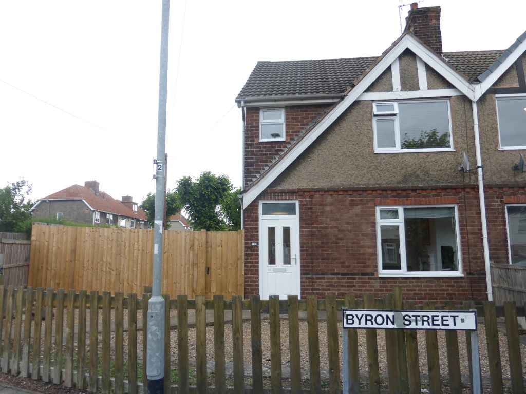 2 bed semidetached house for sale in Byron Street, Hucknall