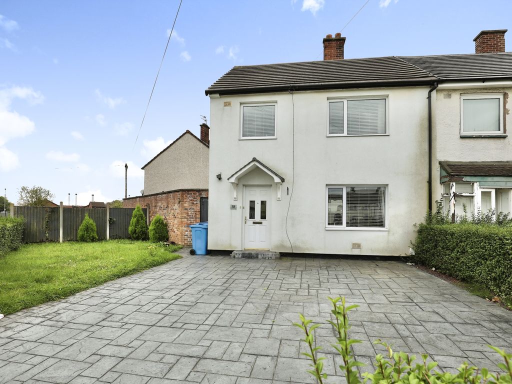 3 bed end terrace house for sale in Laxton Road, Liverpool L25, £