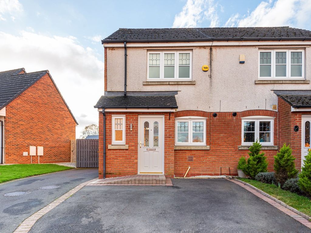 2 bed semidetached house for sale in Edenside, Cargo, Carlisle CA6, £