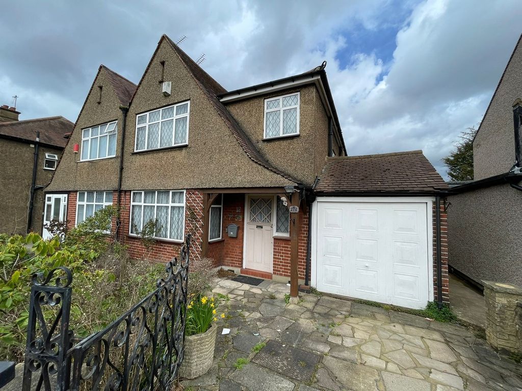 3 bed semidetached house for sale in Grasmere Avenue, Wembley HA9, £