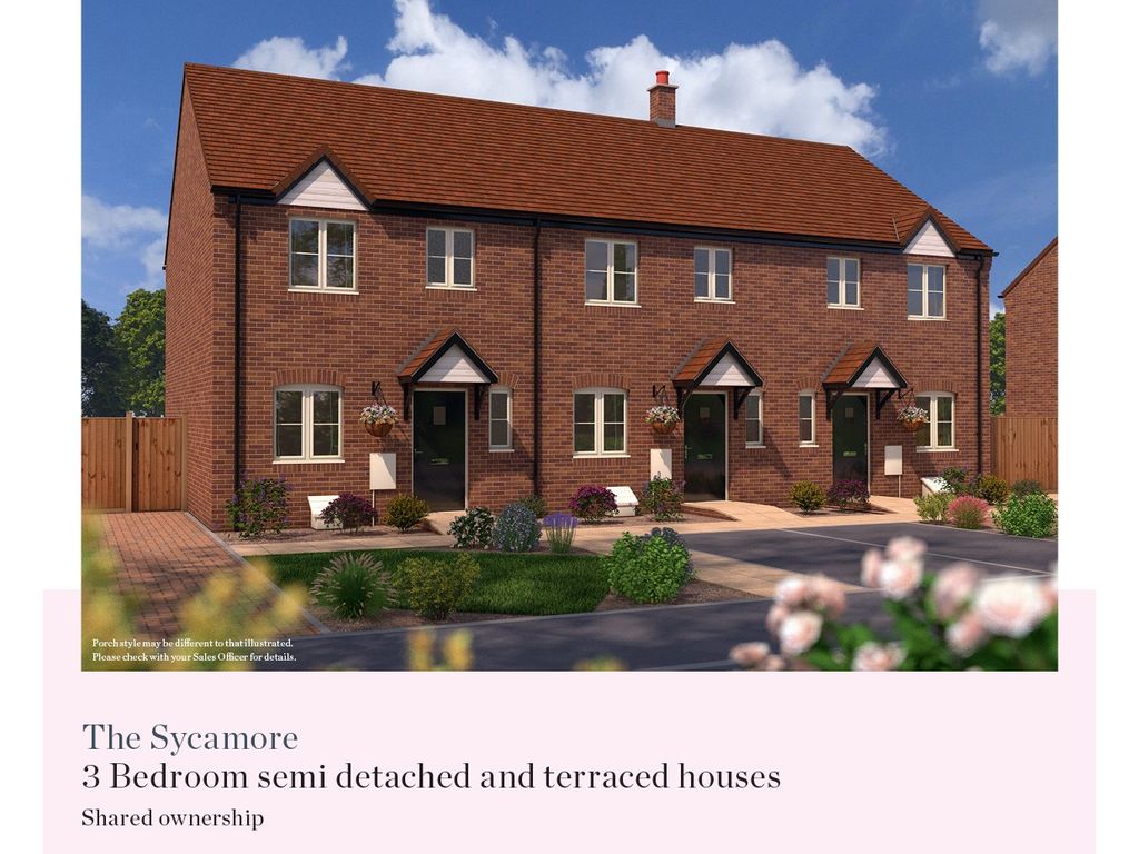 New home, 3 bed semidetached house for sale in Saxelby Road, Asfordby