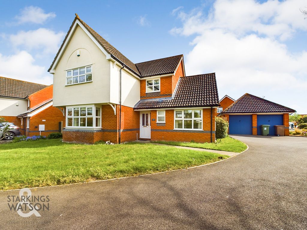 4 bed detached house for sale in Surlingham Lane, Rockland St. Mary