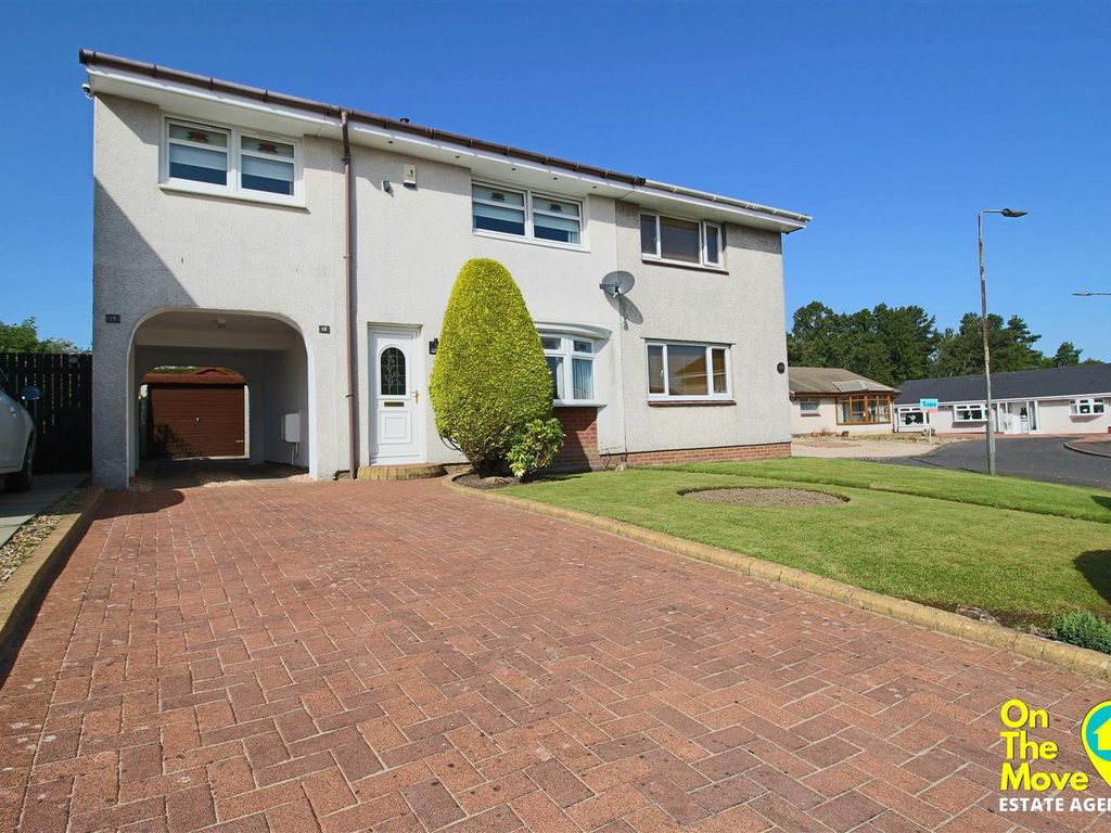 3 bed semidetached house for sale in Nairn Crescent, Airdrie ML6, £
