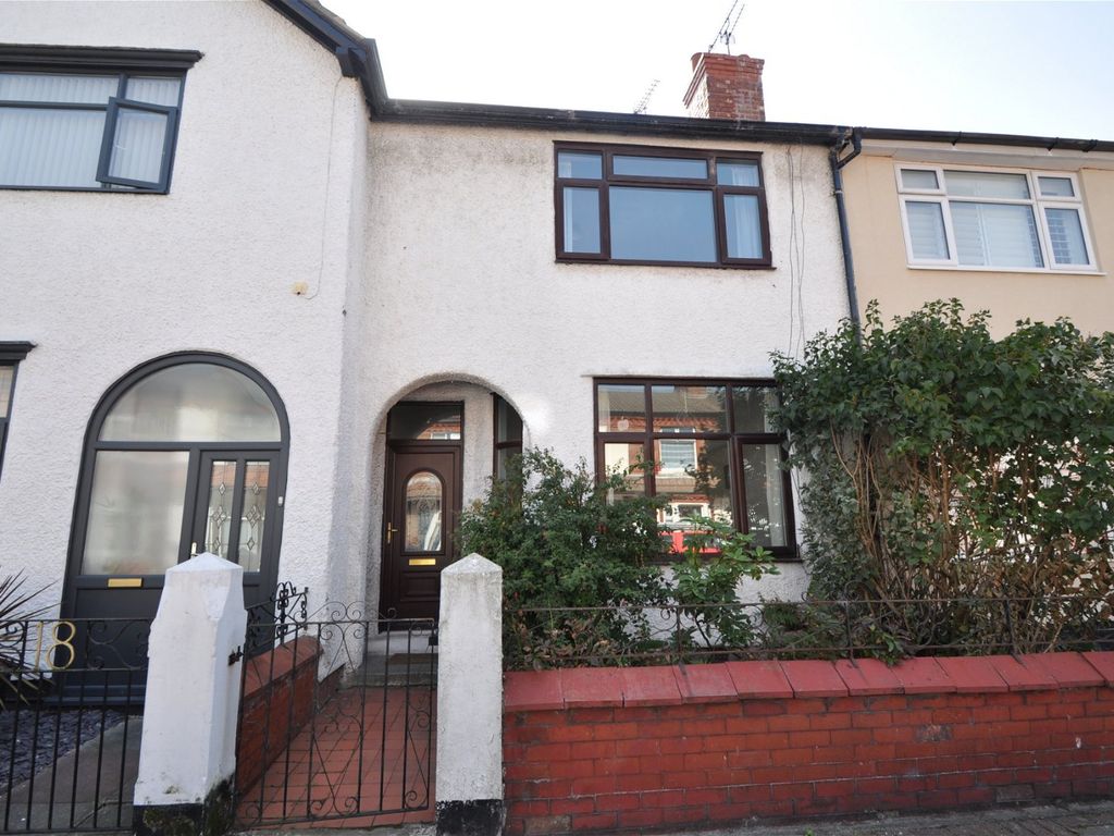 3 bed terraced house for sale in Liscard Grove, Wallasey CH44, £160,000