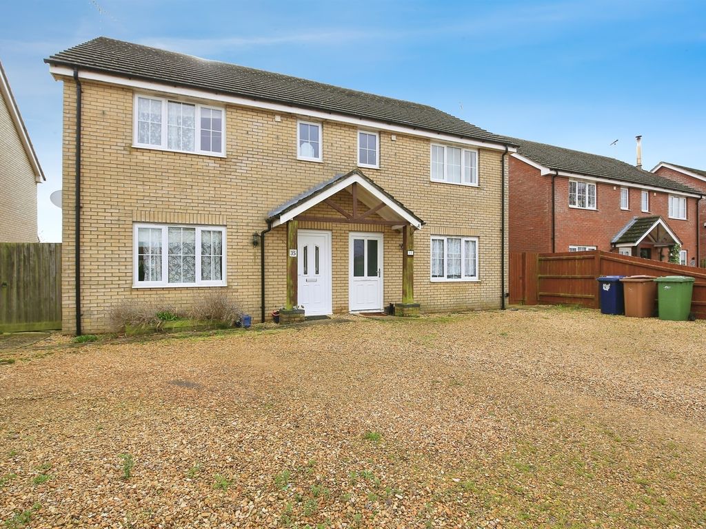 3 bed semidetached house for sale in Station Avenue, Murrow, Wisbech