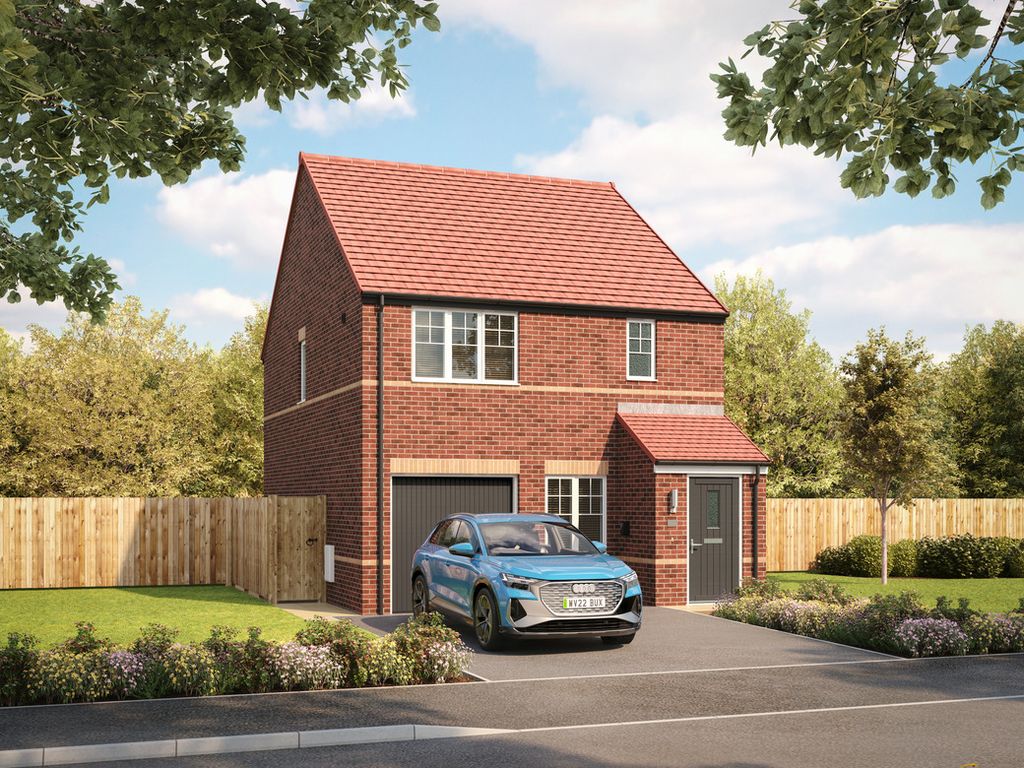 New home, 3 bed detached house for sale in "The Oakwood" at Land Off