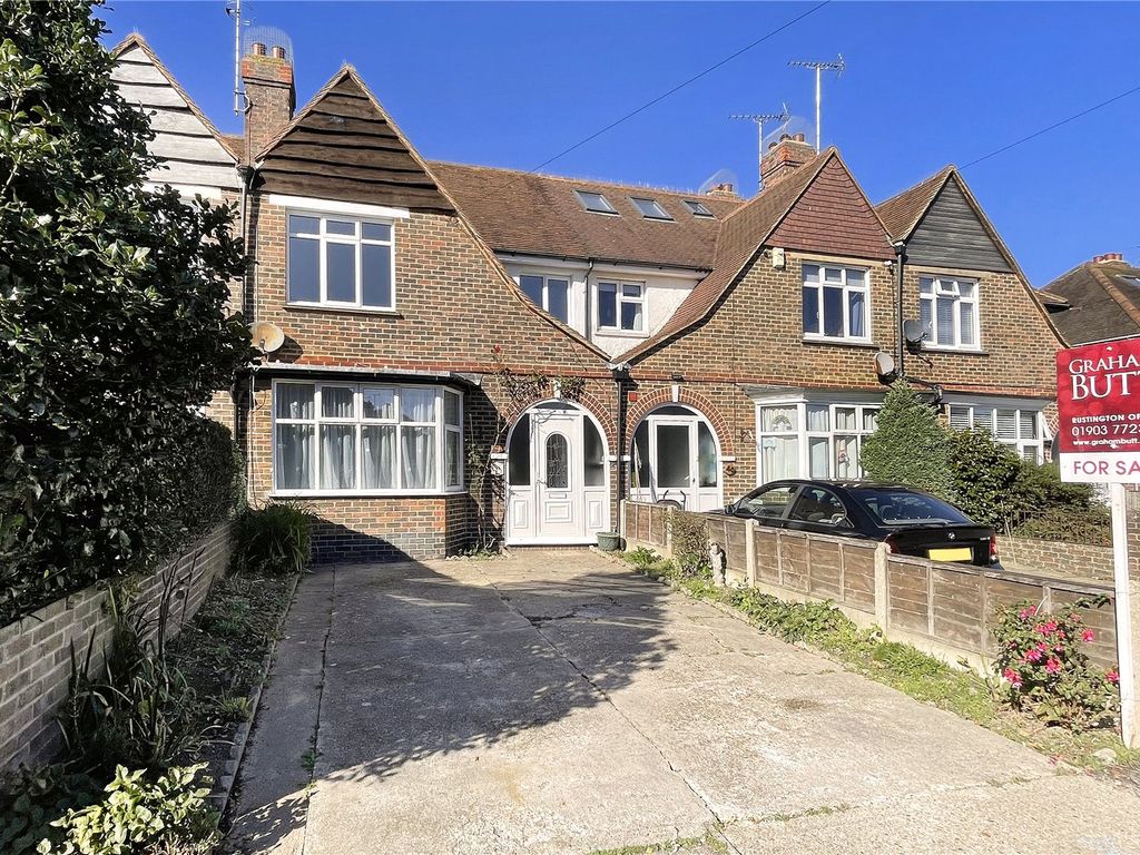3 bed terraced house for sale in Henry Avenue, Rustington, West Sussex
