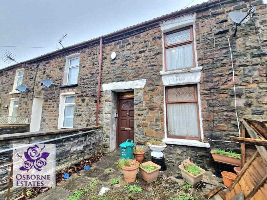 2 bed terraced house for sale in Park Road, Cwmparc, Treorchy CF42, £