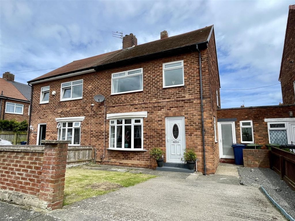 3 bed semidetached house for sale in Bywell Avenue, South Shields NE34