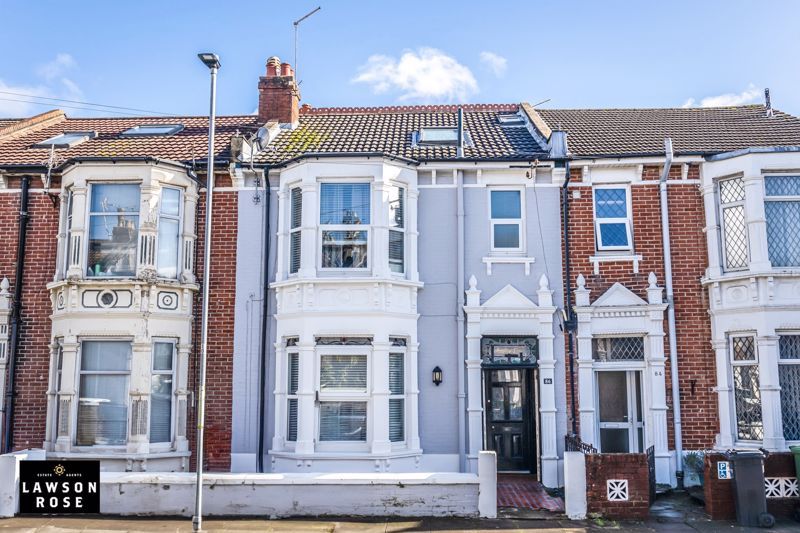 4 bed terraced house for sale in Balfour Road, Portsmouth PO2, £340,000
