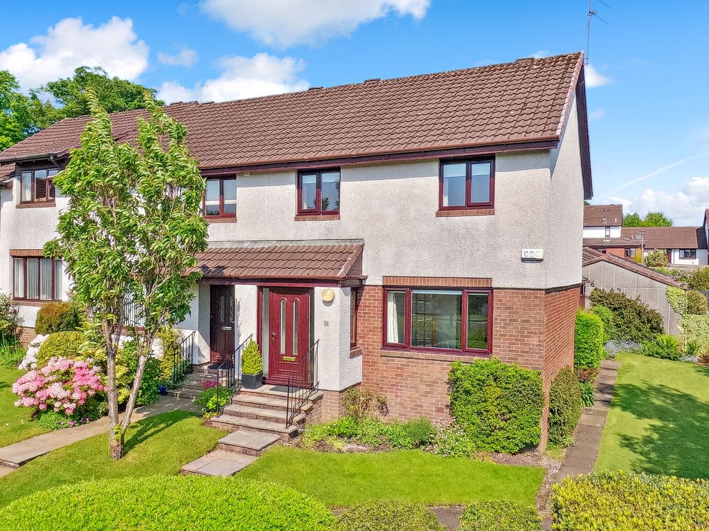 3 bed semidetached house for sale in Finlay Rise, Milngavie, East