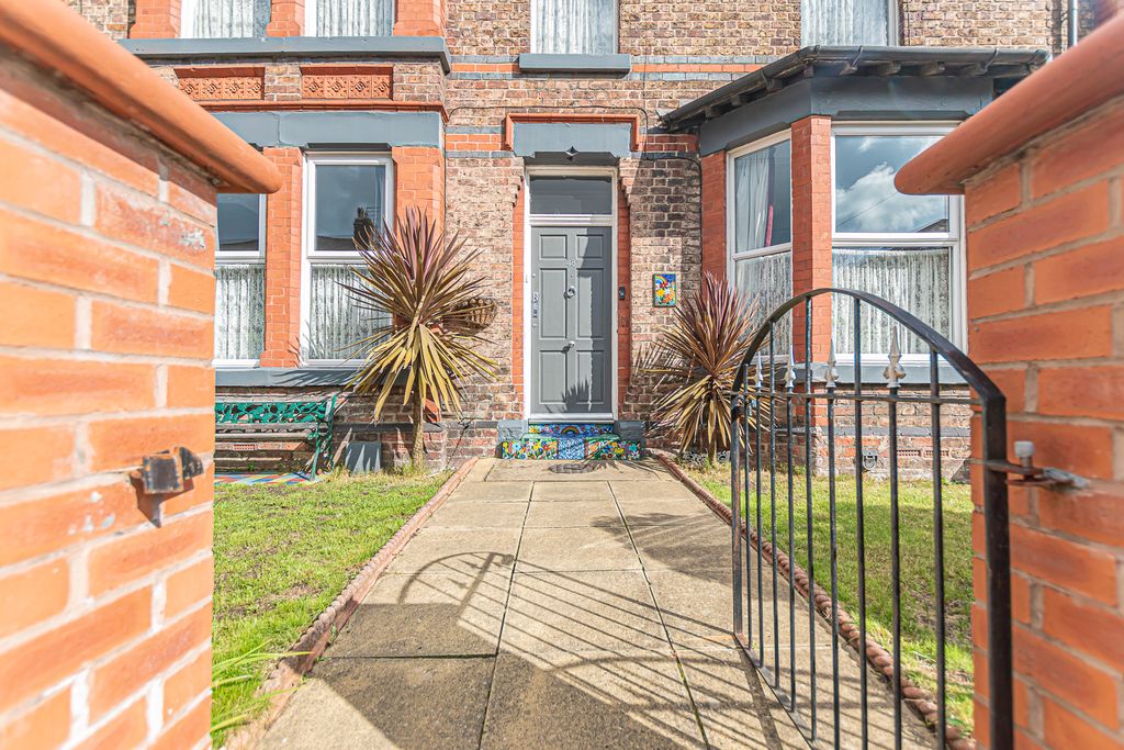 4 bed terraced house for sale in Elm Road, Seaforth, Liverpool L21, £