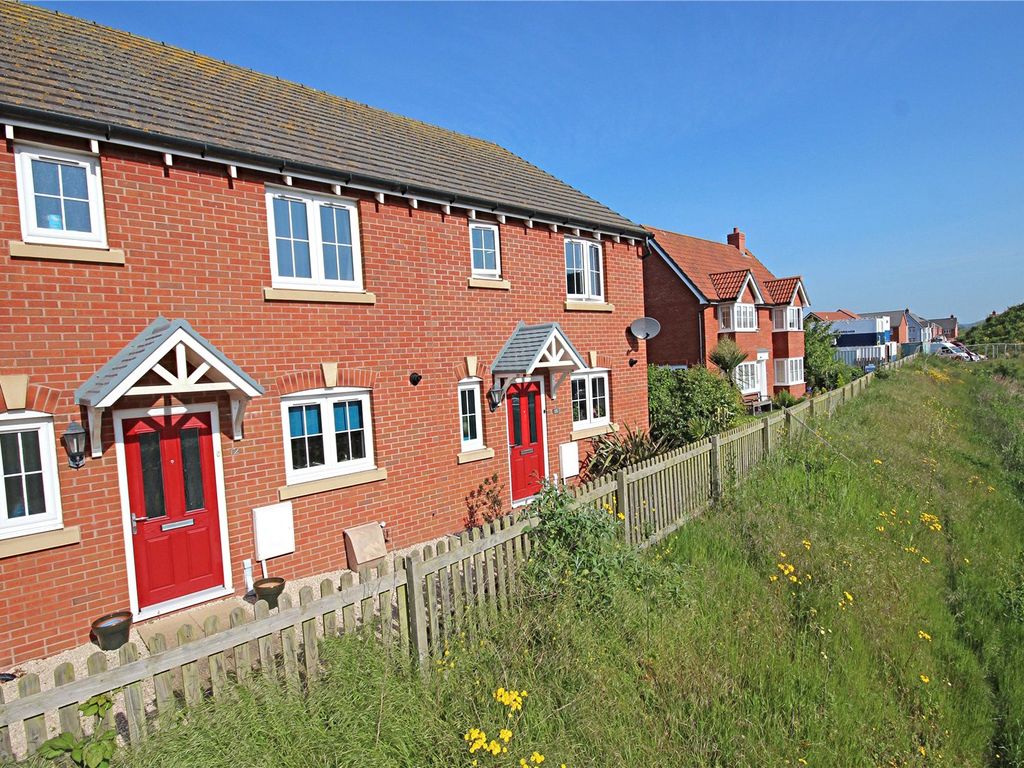 3 bed terraced house for sale in Kingfisher Close, Seaton, Devon EX12
