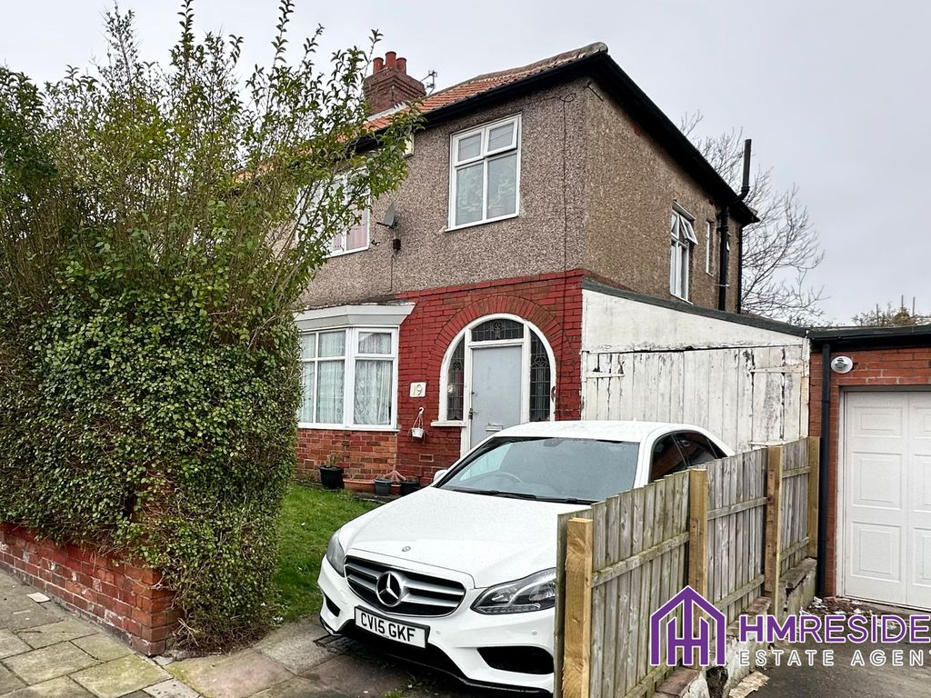 3 bed semidetached house for sale in Hoyle Avenue, Fenham, Newcastle