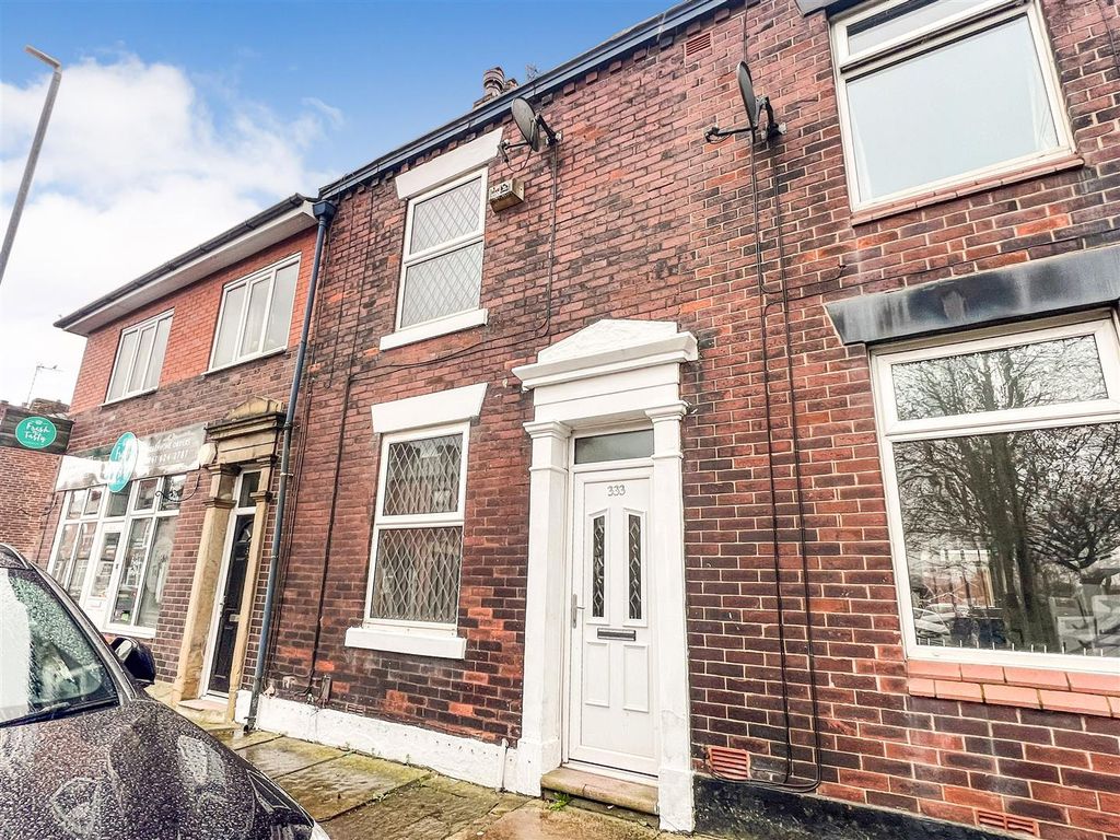 2 bed terraced house for sale in Rochdale Road, Royton, Oldham OL2, £