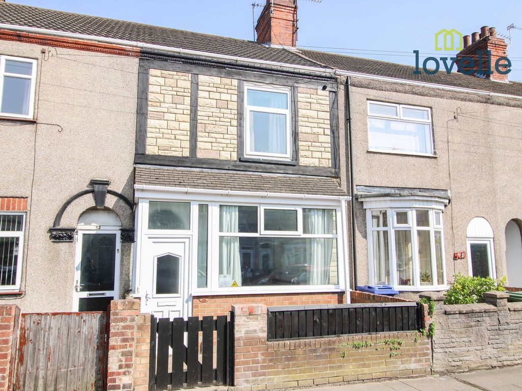 3 bed terraced house for sale in Alexandra Road, Grimsby DN31, £69,950