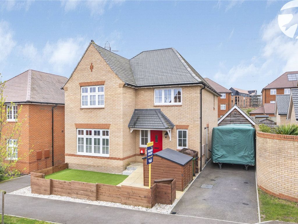 4 bed detached house for sale in Stopes Avenue, Weldon, Ebbsfleet Valley, DA10, £