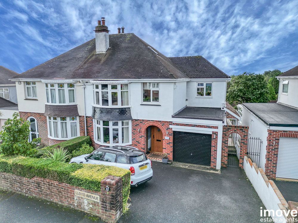 6 bed semidetached house for sale in Lloyd Avenue, Torquay TQ2, £