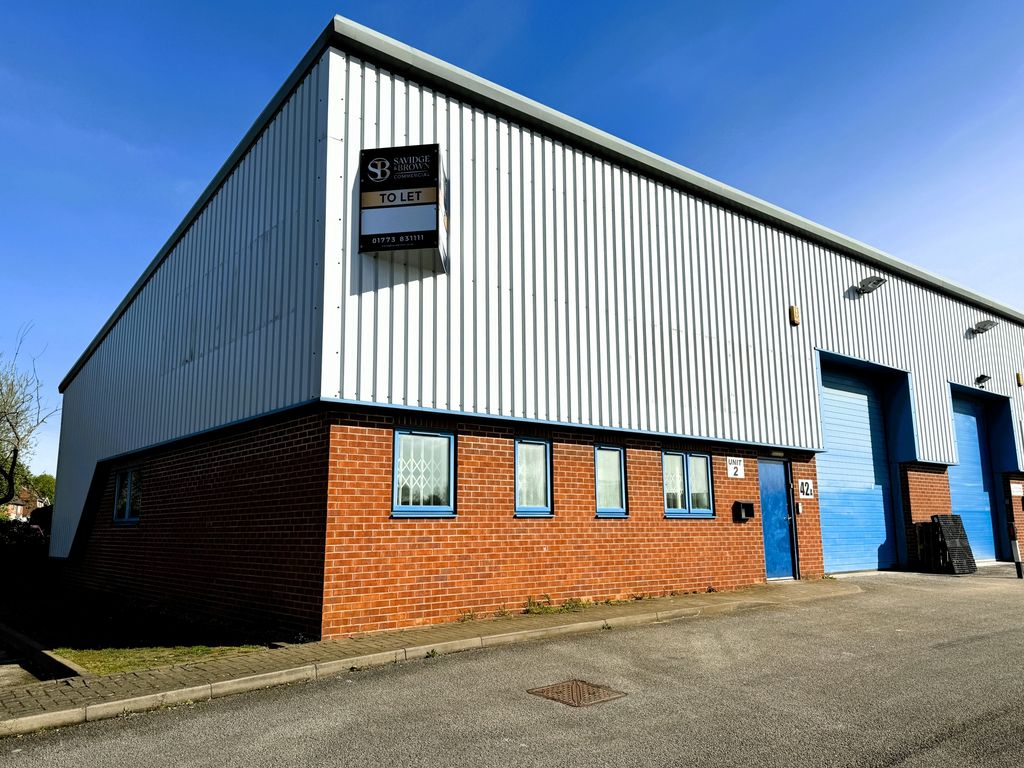 Light industrial to let in 42A Brookhill Road, Pinxton NG16, £14,000 pa