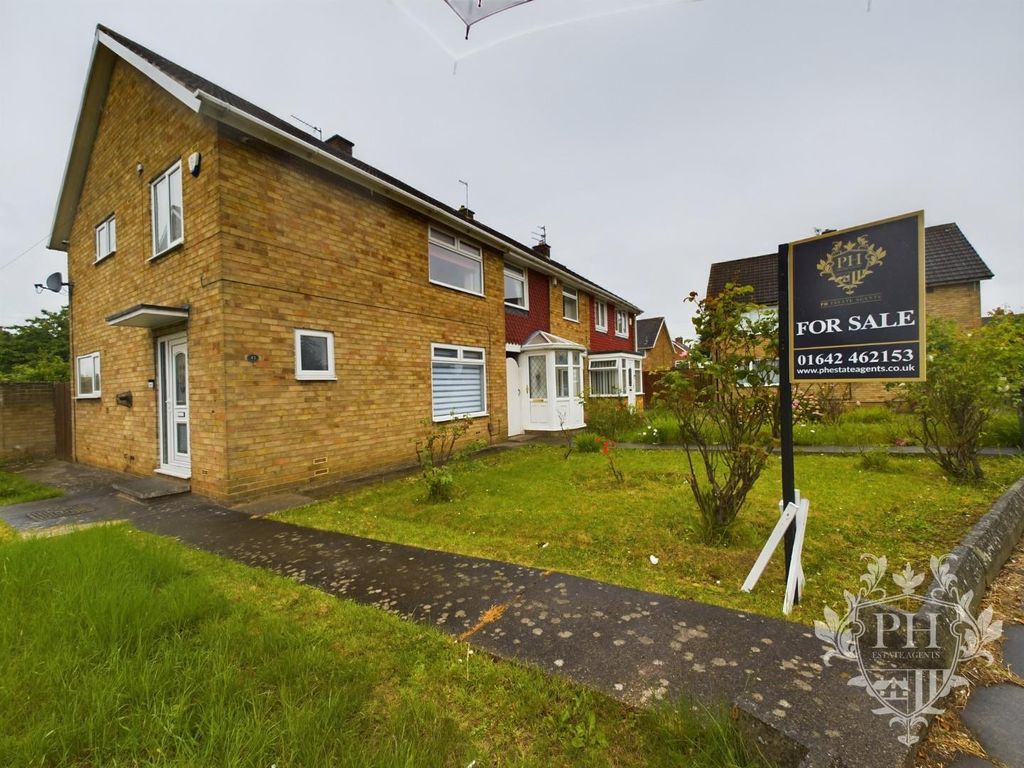 3 bed end terrace house for sale in Broadwell Road, Middlesbrough TS4
