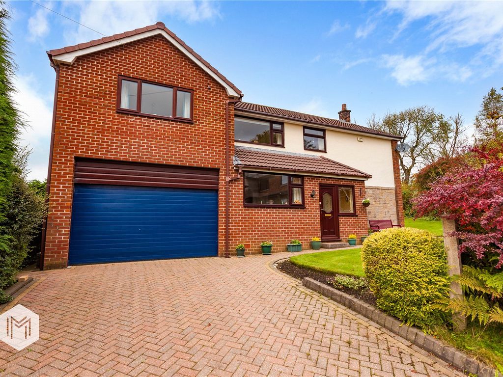 6 bed detached house for sale in Quarlton Drive, Hawkshaw, Bury, Greater Manchester BL8, £