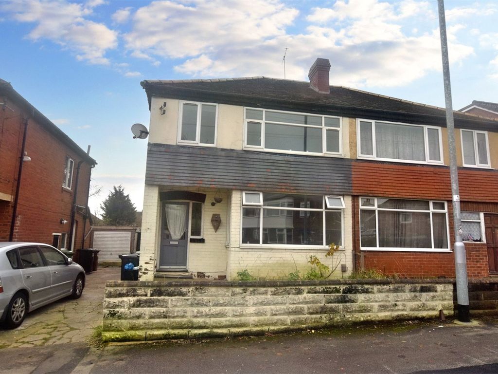 3 bed semidetached house for sale in Grange Park Road, Leeds, West