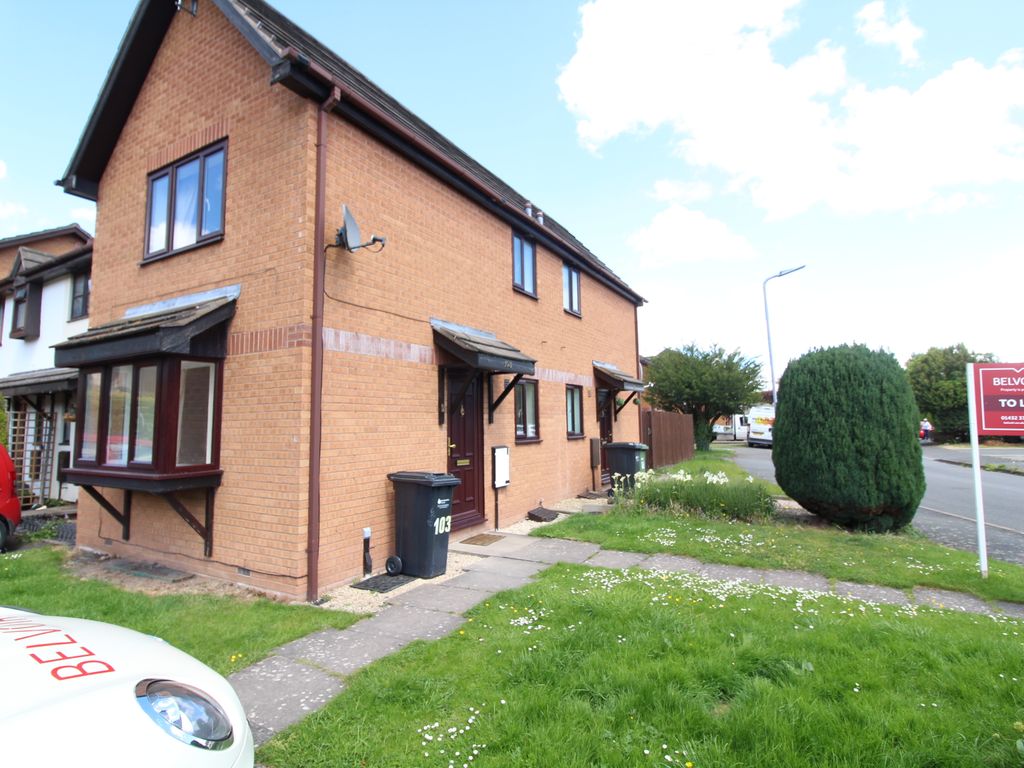 1 bed end terrace house for sale in The Pastures, Lower Bullingham