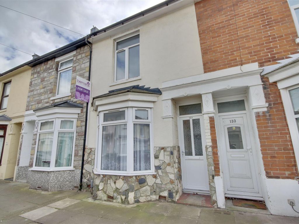 2 bed terraced house for sale in Reginald Road, Southsea PO4, £245,000