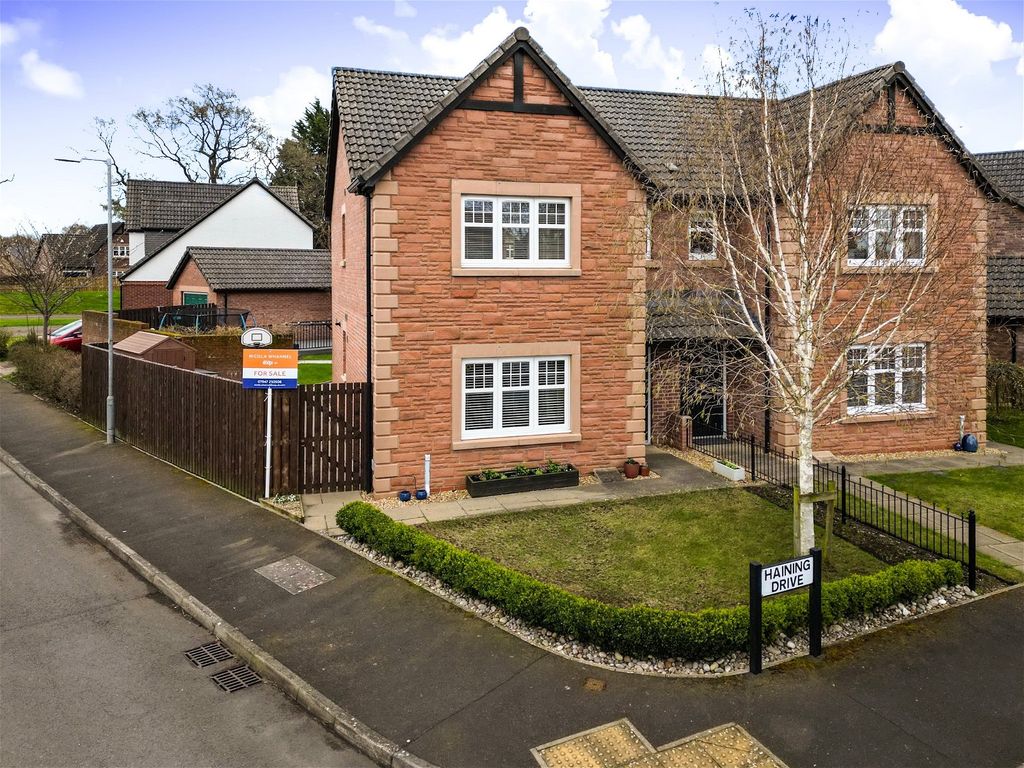 3 bed semidetached house for sale in Haining Drive, Dumfries DG1, £