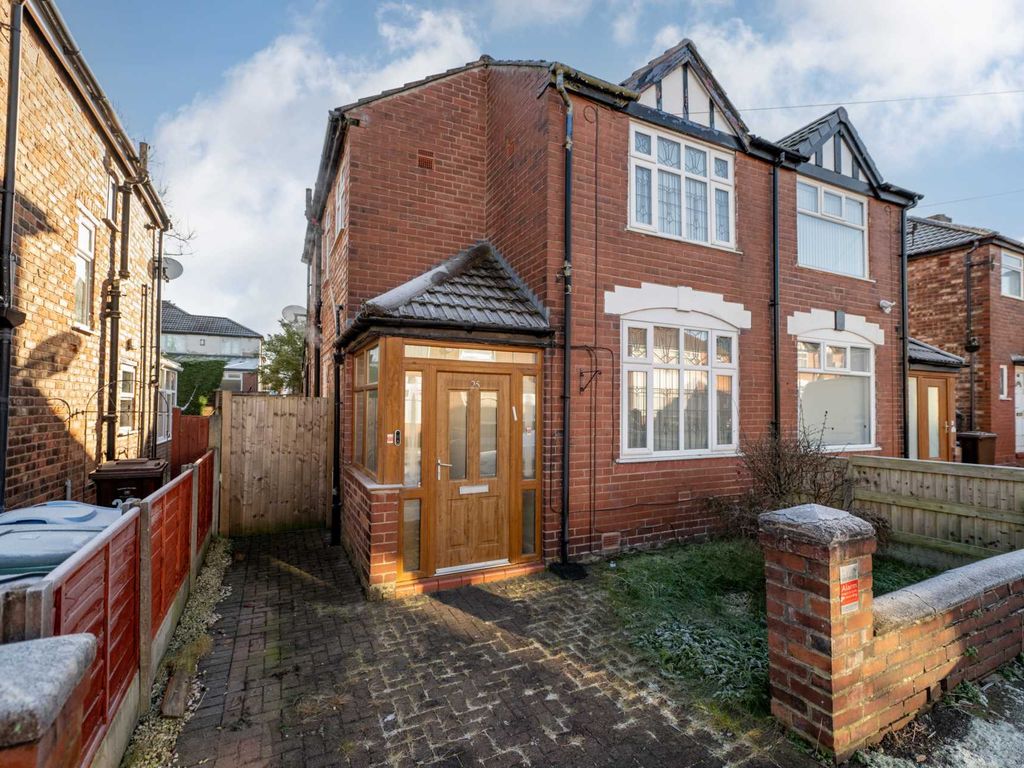 3 bed semidetached house for sale in Downham Crescent, Prestwich M25