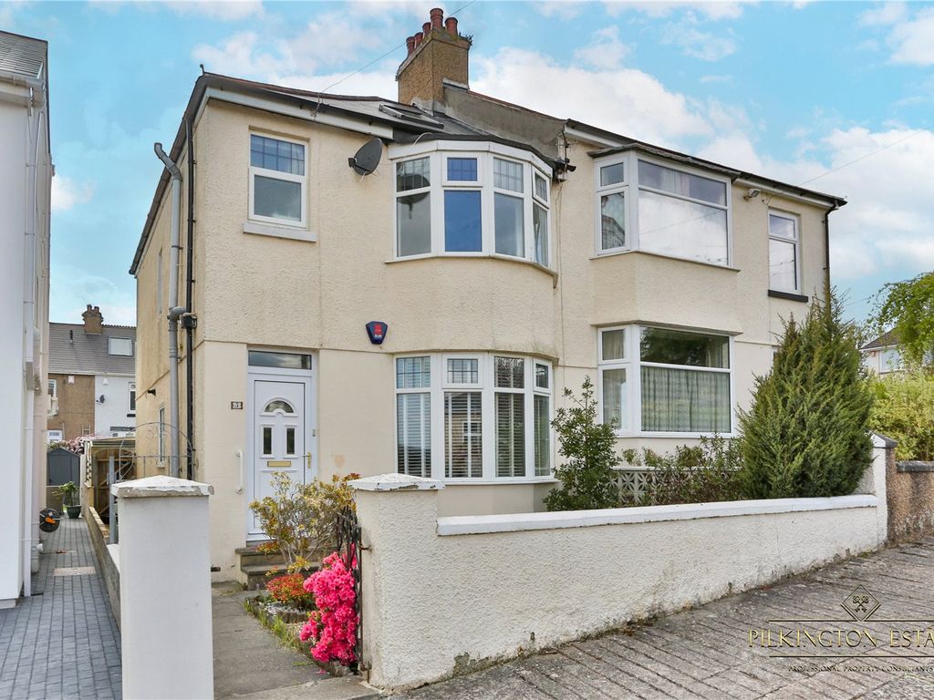 3 bed semidetached house for sale in Oakcroft Road, Plymouth, Devon PL2, £250,000 Zoopla