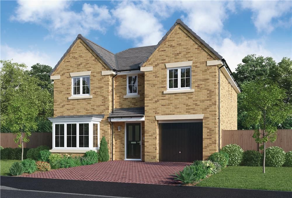 New home, 4 bed detached house for sale in "The Denwood" at Railway Cottages, South Newsham