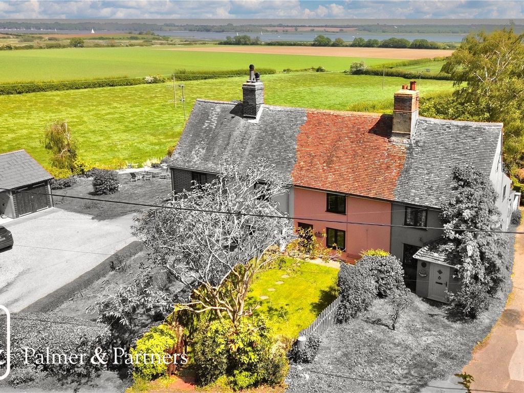 2 bed terraced house for sale in Main Road, Shotley, Ipswich, Suffolk