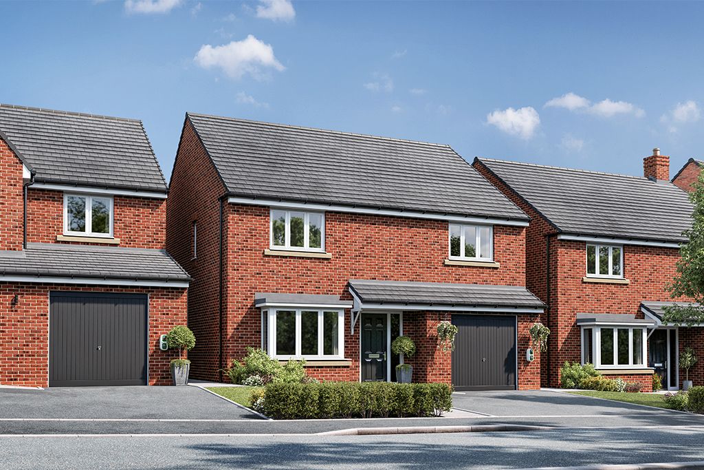New home, 4 bed detached house for sale in "The Clayton" at Coventry