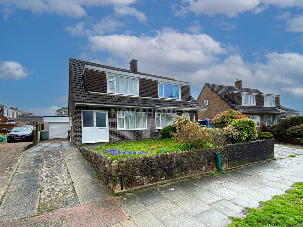 3 bed semidetached house for sale in Clittaford Road, Widewell PL6