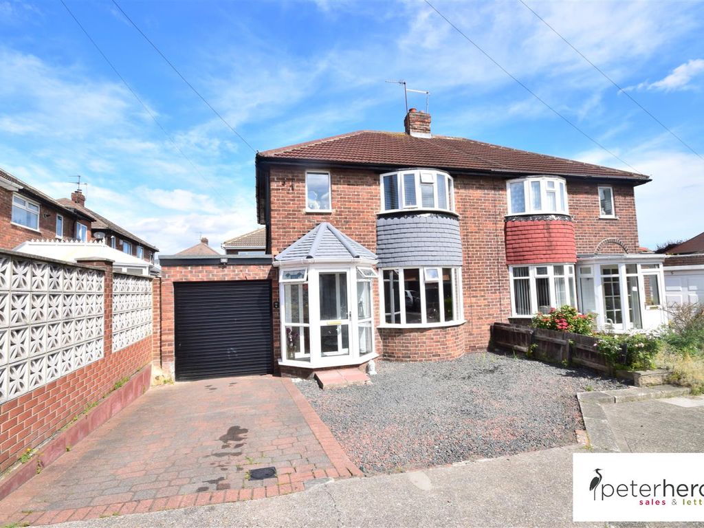 3 bed semidetached house for sale in Marina Grove, Fulwell, Sunderland