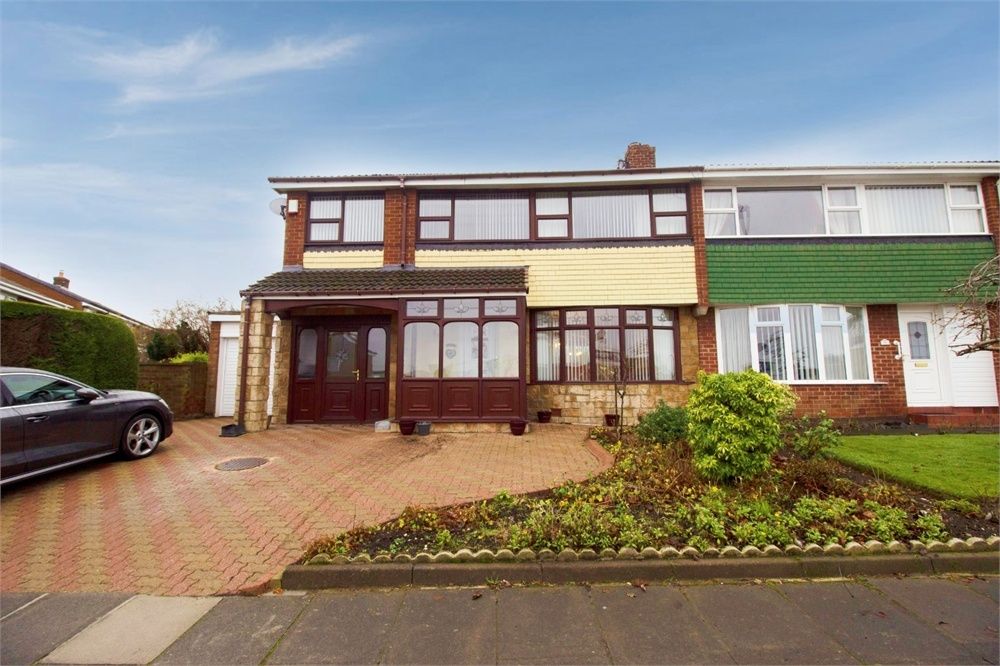 4 bed semi-detached house for sale in oakfield road, whickham, newcastle upon tyne, tyne and wear ne16