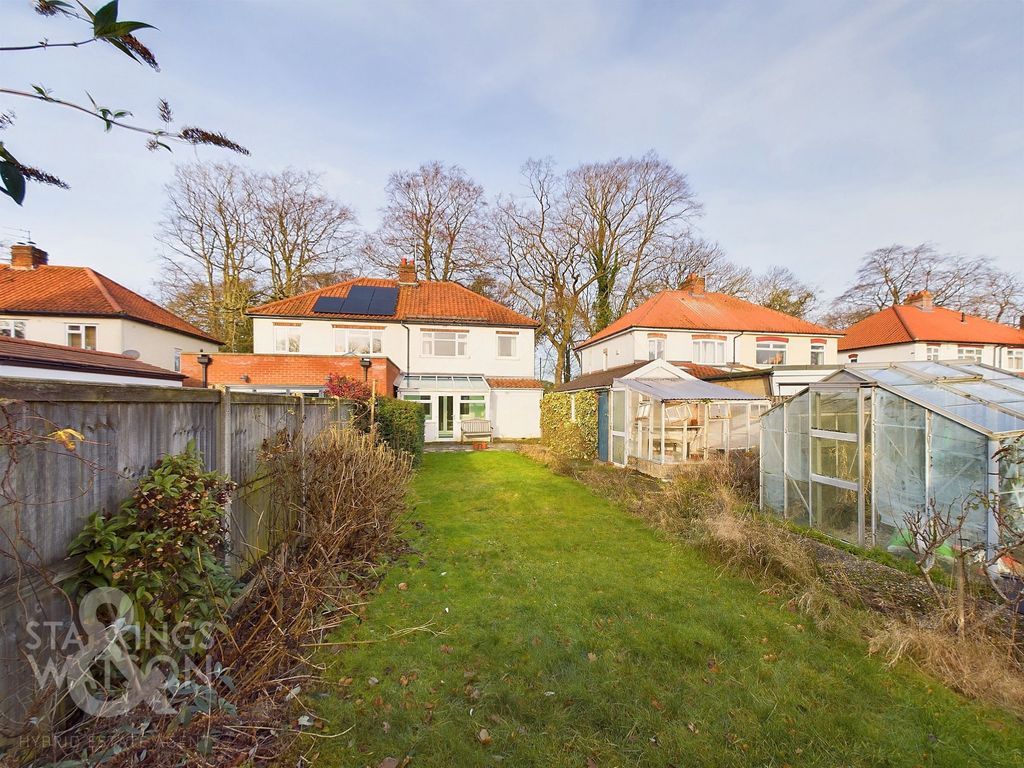 3 bed semidetached house for sale in Plumstead Road East, Thorpe St. Andrew, Norwich NR7, £