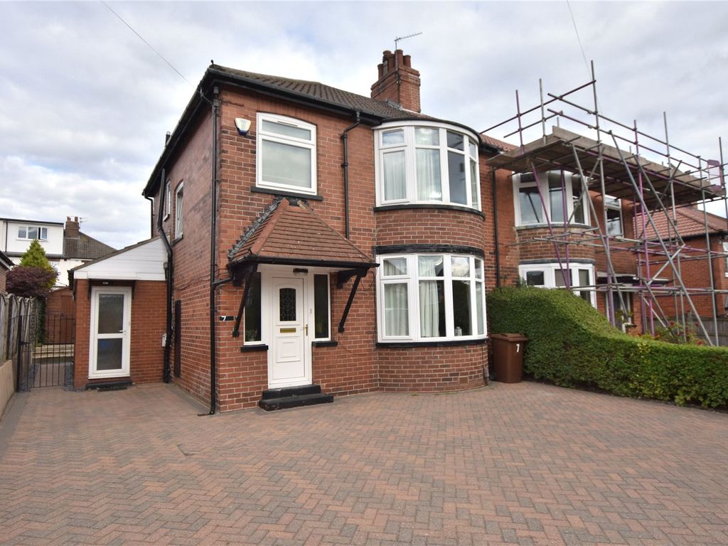 3 bed semidetached house for sale in Alwoodley Gardens, Leeds, West