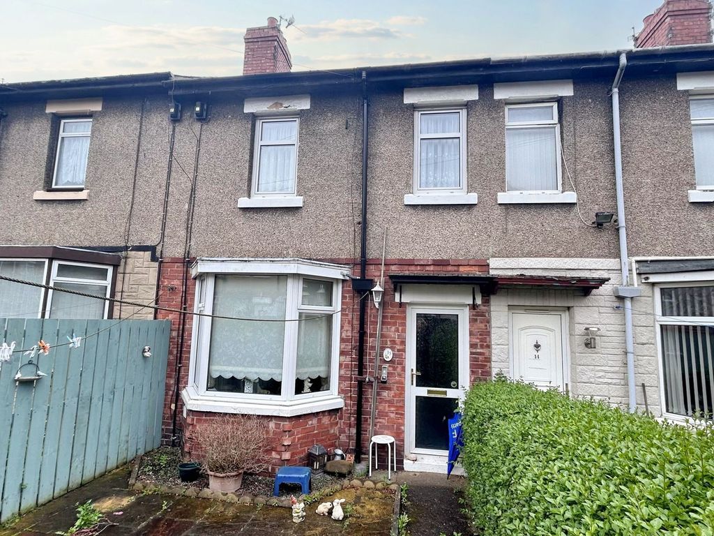 3 bed terraced house for sale in Cavendish Gardens, Ashington NE63, £