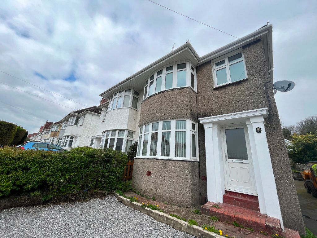 3 bed semidetached house to rent in Harlech Crescent, Sketty, Swansea
