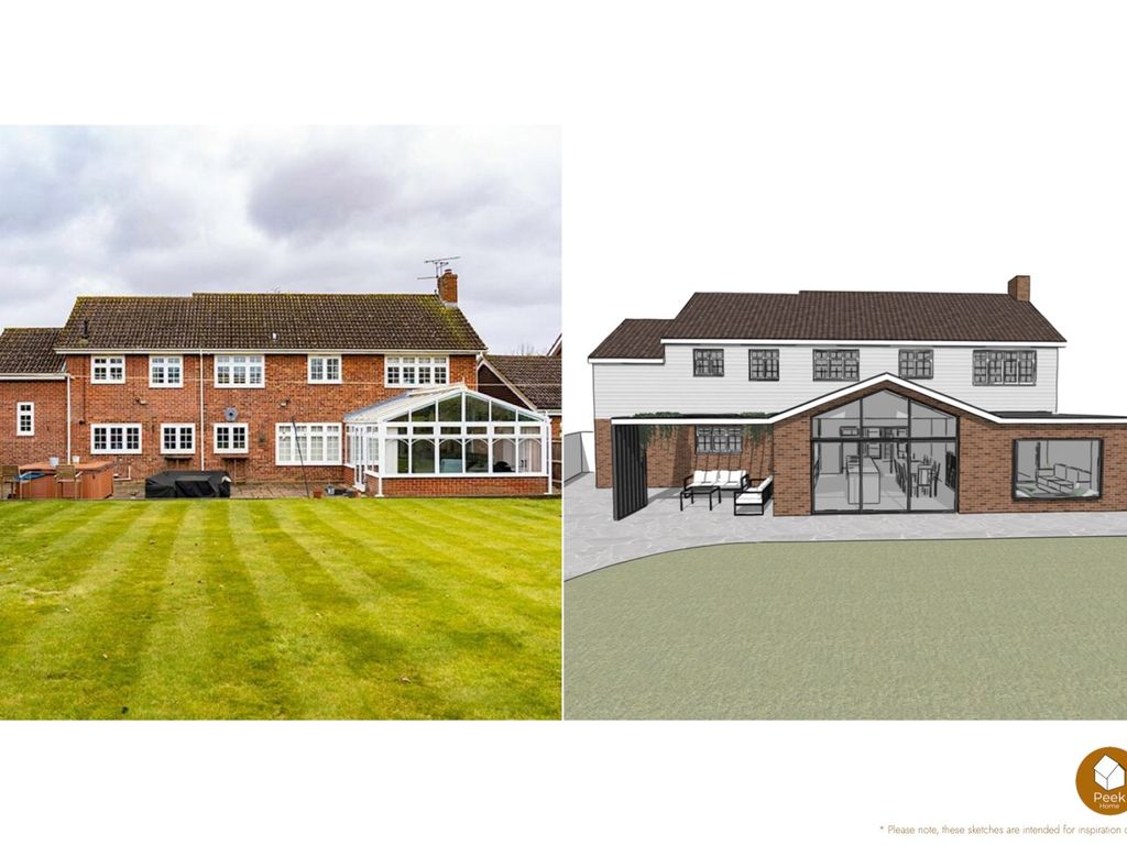 5 bed detached house for sale in Common Lane, Stock, Ingatestone CM4, £
