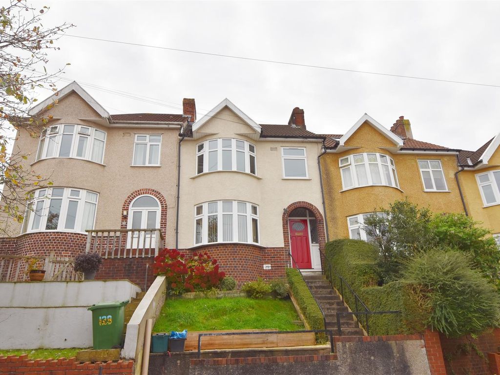 3 bed terraced house to rent in Sylvia Avenue, Knowle, Bristol BS3, £
